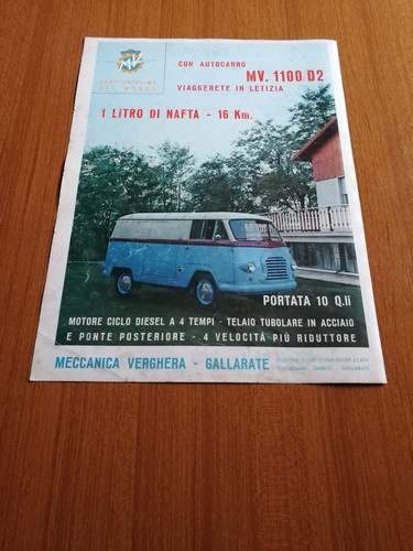 1958 autocarro 1100 d2 - autocarro,