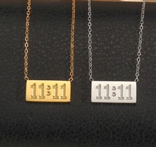 Collana Auguri 11:11 Placcata