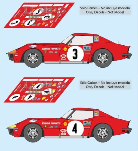 Decals corvette mans - le,