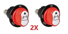 2X staccabatteria Interruttore Stacca Batteria auto barca trattore 3 posizioni