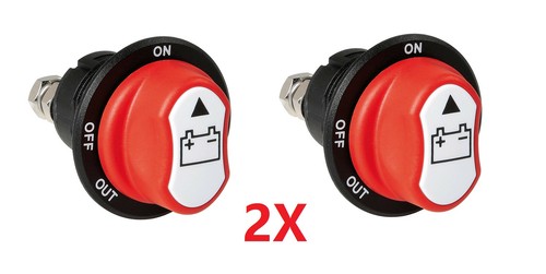 Staccabatteria interruttore - 2x,