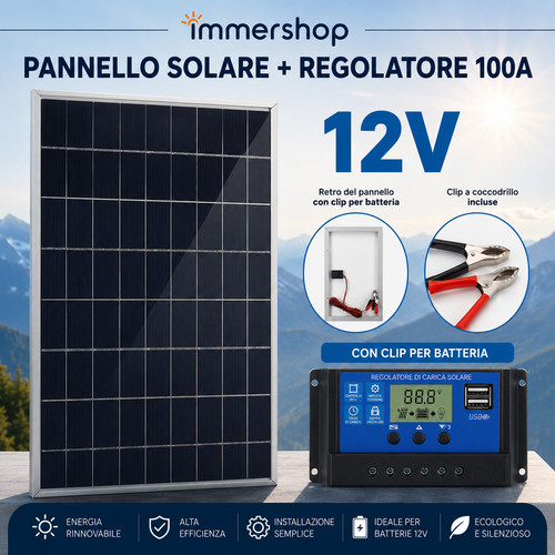 Kit pannello solare - pannello,