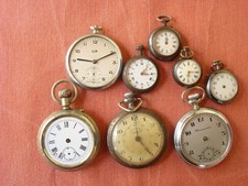 LOTTO DI 8 OROLOGI DA TASCA /