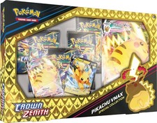 Pokemon CROWN ZENITH PIKACHU VMAX Box (english) - Zenit Regale READY TO SHIP