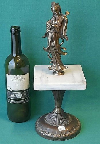 Antica statua scultura ottone - statua,