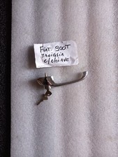 Fiat 850 T 900 T maniglia porta c/chiave a pulsante cromata