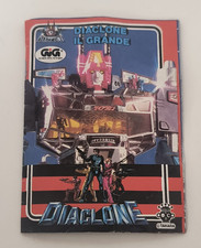 LIBRETTO CATALOGO ORIGINALE DIACLONE IL GRANDE Il Grande Robot-Base GIG TAKARA