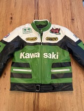 Giacca Moto Kawasaki Pelle