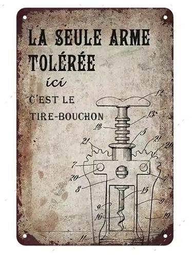 Plaque murale seule arme - plaque,