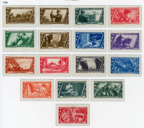 Italia regno 1932 - italia, anniv