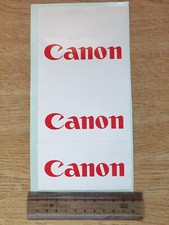 Adesivi Canon Vintage Anni 80
