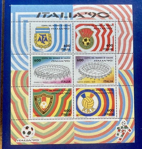 Francobolli foglietto 600 - da,