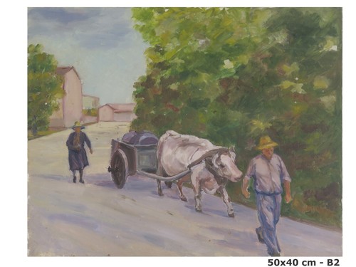 Vintage 900 peasant life - b2,