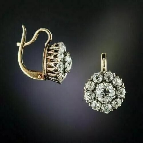 Orecchini vintage stile art