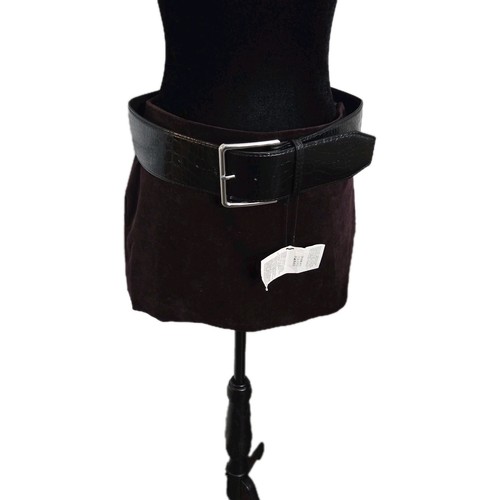 Minigonna zara velluto vita - zara,