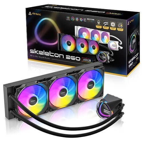 Antec skeleton 360 argb nero - antec,