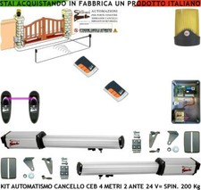 APRICANCELLO ELETTRICO 4 MT 2