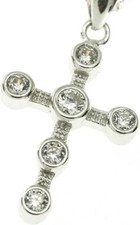 Collana catena ciondolo - , croce