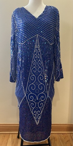 Abito midi vintage - , seta