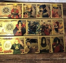 Set banconote Naruto placcate