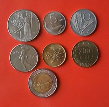 SERIE 7 VALORI 5-10-20-50-100-200-500 LIRE 1985 - FDC DA ROTOLINO O DIVISIONALE