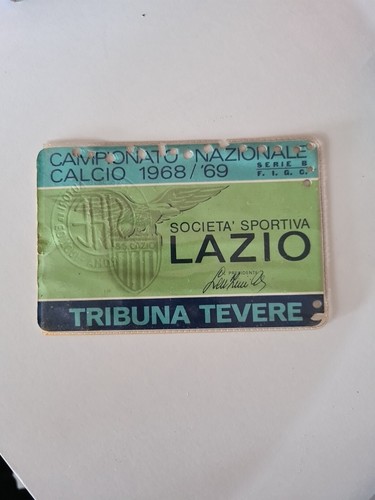 Tessera calcio lazio - tessera,