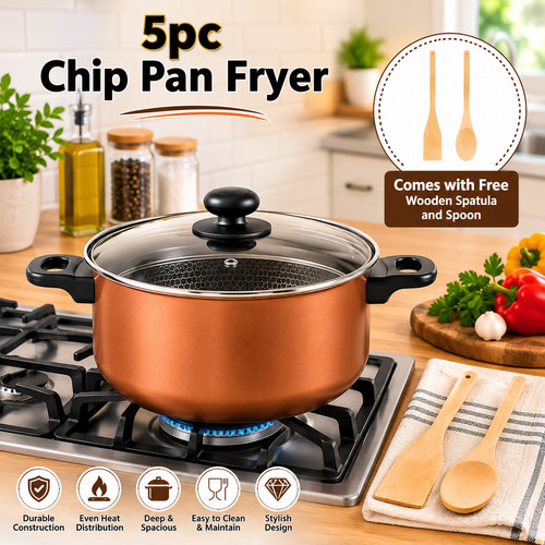Padella antiaderente rame 5 - padella,