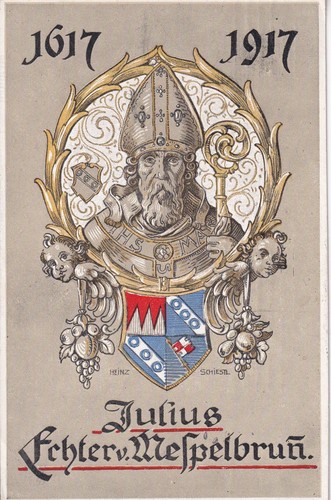 Cartolina würzburg 300 - würzburg,, anni