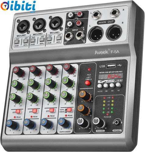 Aveek audio mixer console di - audio,