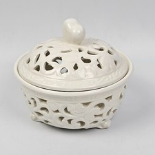 Scatola COFANETTO Box Barocco in Porcellana traforata Montemaggi – THINK THINGS