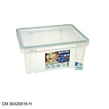 CONTENITORE SPACE BOX MULTIUSO BAULE CON COPERCHIO CM 36X28X16 H