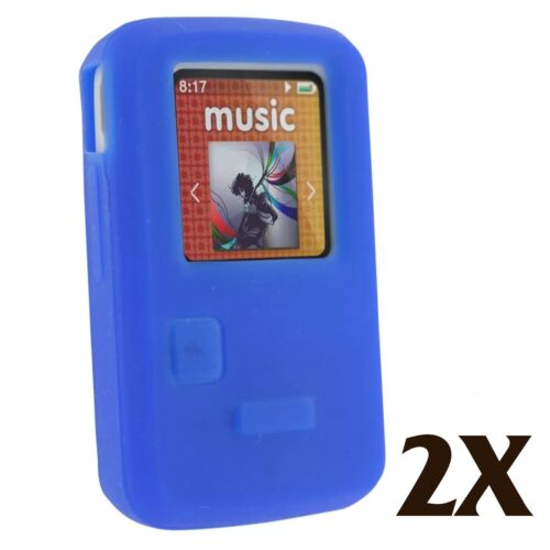 Custodia skin silicone blu per