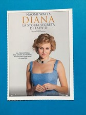 DIANA-  LA STORIA SEGRETA DI LADY D. CARTOLINA FILM MINI LOCANDINA CIAK 2013