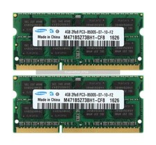 8 GB 2x 4 GB Samsung DDR3 1066