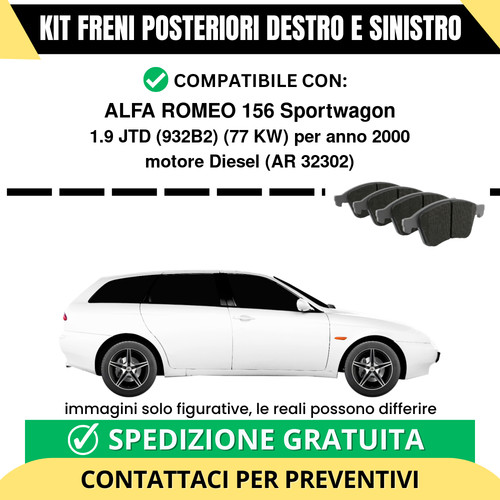 Pastiglie freno posteriori - pastiglie,