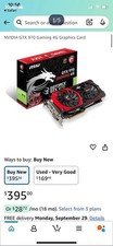 MSI NVIDIA GeForce GTX 970 4