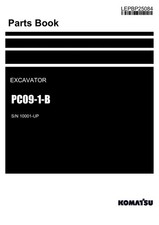 Komatsu pc09 manuale - komatsu, pc09-1-b