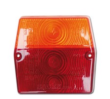 Plastica Lente Ricambio per Fanale Posteriore Moduli Carrelli Rimorchio 