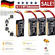 4x 3000mah 7,4V batteria lipo