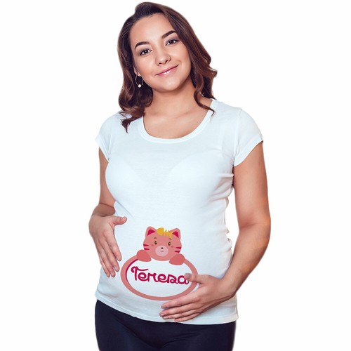 Maglia premaman grafica