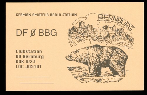 Qsl card radio - x,