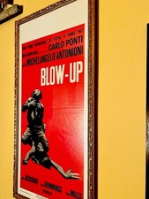 Locandina Originale Incorniciata Blow - Up Michelangelo Antonioni
