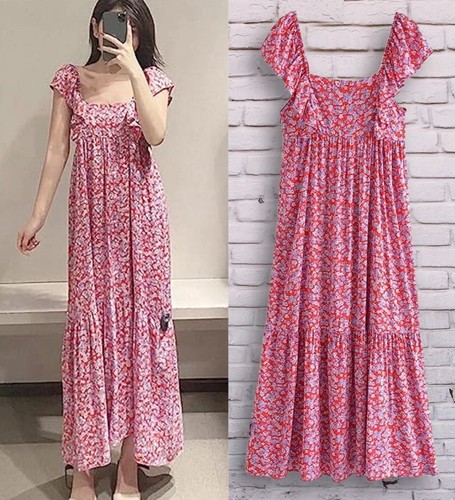 Abito estivo midi zara - zara, rosso