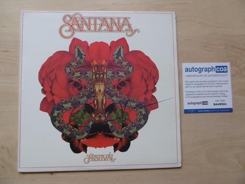 Carlos santana autografo - santana,