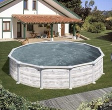 Piscina fuori terra in acciaio Groenlandia 500x132 cm