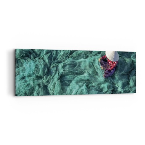 Quadro tela 90x30cm rete - tela,