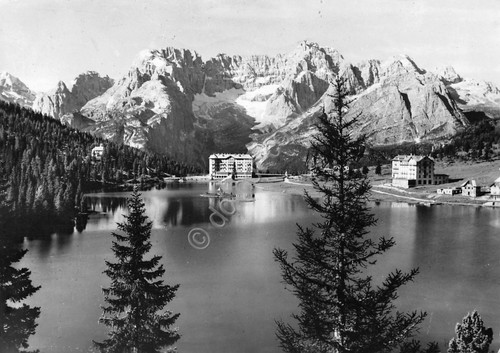 Cartolina misurina lago - cartolina,