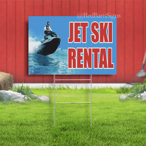 Jet ski rentals insegna - ski,