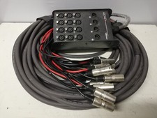 DISTRIBUTORE CIABATTA 25 mt. AUDIO PROFESSIONALE PROEL EBN 1204 CONNETTORI XLR