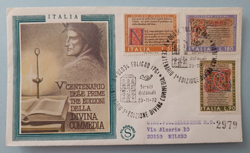 1972 fdc filagrano - fdc,
